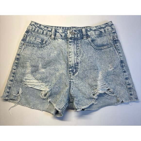 Refuge Cut Off High Rise Denim Jean Shorts (size 5) Y2K 90s/00s - Picture 1 of 6